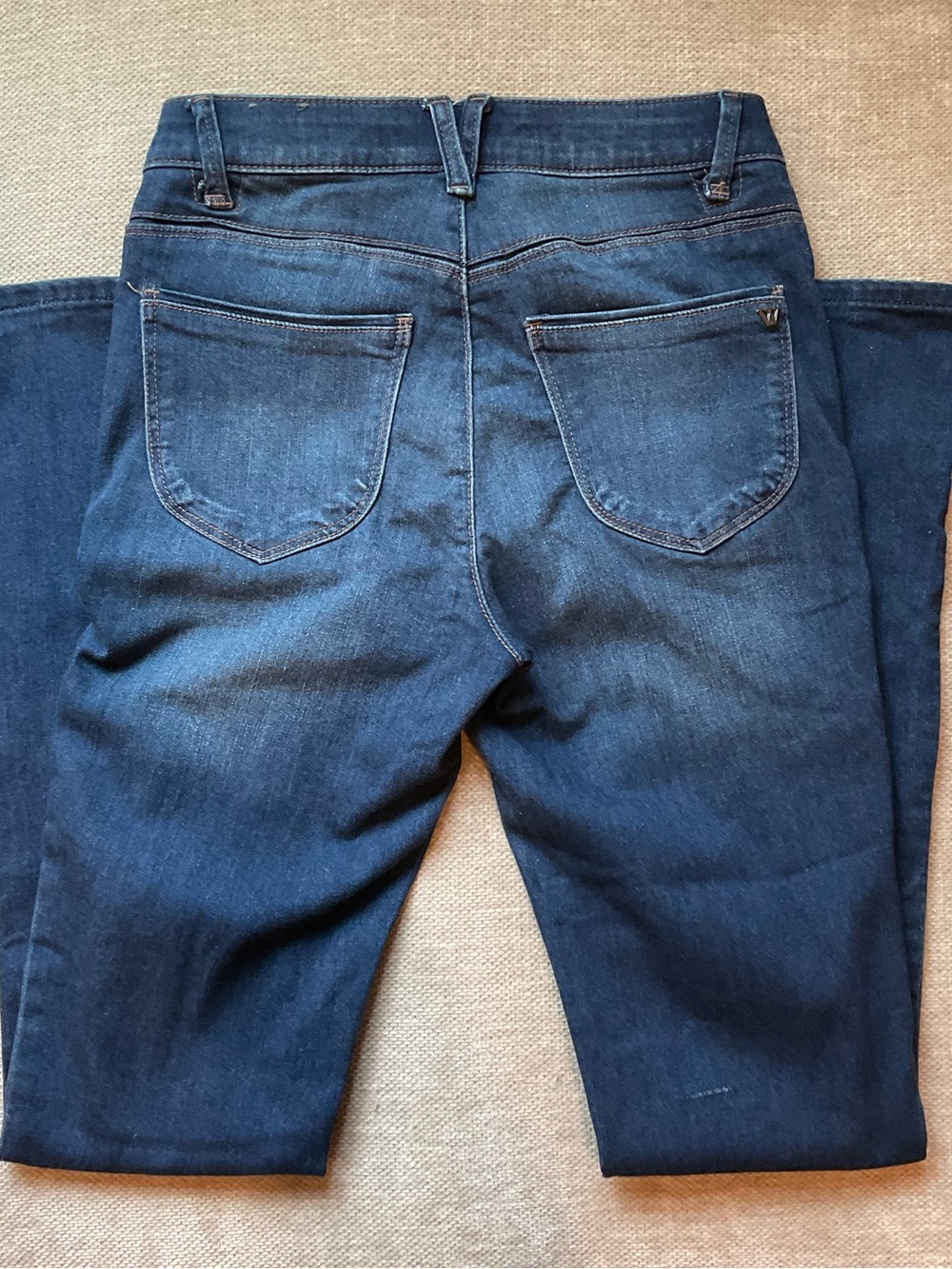 Wit & Wisdom Dark Blue Stretch Flare Denim Jeans - Picture 7 of 9